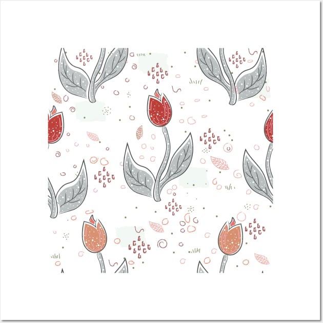 Tulips Wall Art by Kristina Stellar Scandinavian Land